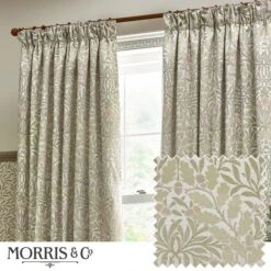 Morris & Co. Acorn Multi Jacquard Pencil Pleat Curtains -Home Furnishing Store 30982467 alt07