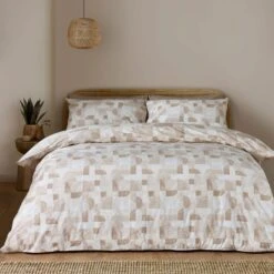 Catherine Lansfield Sloane Geo Reversible Duvet Cover & Pillowcase Set -Home Furnishing Store 30983084 alt02