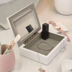 Personalised White Wooden Jewellery Box -Home Furnishing Store 30985087 alt04