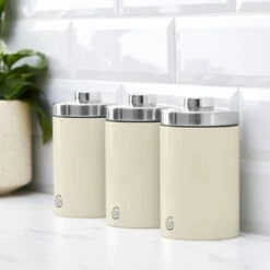 Set Of 3 Swan Townhouse Kitchen Canisters -Home Furnishing Store 30987590
