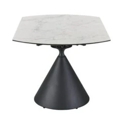 Indus Valley Camden 4-6 Seater Extendable Conical Dining Table With 4 Simba Chairs -Home Furnishing Store 30988215 alt04