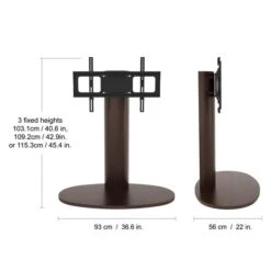 AVF Chepstow One Pedestal TV Unit For TVs Up To 65" 40 AVF Chepstow One Pedestal TV Unit For TVs Up To 65" -Home Furnishing Store 30989767 alt09