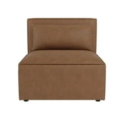 Modular Arne Tan Faux Leather Corner Sofa With Footstool 10 Modular Arne Tan Faux Leather Corner Sofa With Footstool -Home Furnishing Store 60197703 alt02