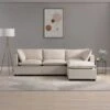 Moda 3 Seater Modular Sofa With Chaise, Natural Boucle -Home Furnishing Store 60217240