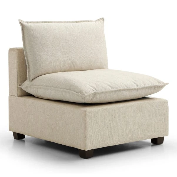 Moda 3 Seater Modular Sofa With Chaise, Natural Boucle 6 Moda 3 Seater Modular Sofa With Chaise, Natural Boucle - Image 4
