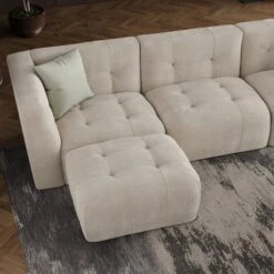 Modular Squish Natural Tonal Chenille Small Corner Sofa -Home Furnishing Store 60227162 alt03