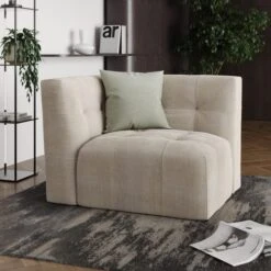 Modular Squish Natural Tonal Chenille Small Corner Sofa -Home Furnishing Store 60227162 alt05