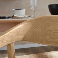 Karla 4-6 Seater Rectangular Extendable Dining Table With Oskar Natural Stained Ivory Boucle Dining Chairs 12 Karla 4-6 Seater Rectangular Extendable Dining Table With Oskar Natural Stained Ivory Boucle Dining Chairs -Home Furnishing Store 60241429 alt03